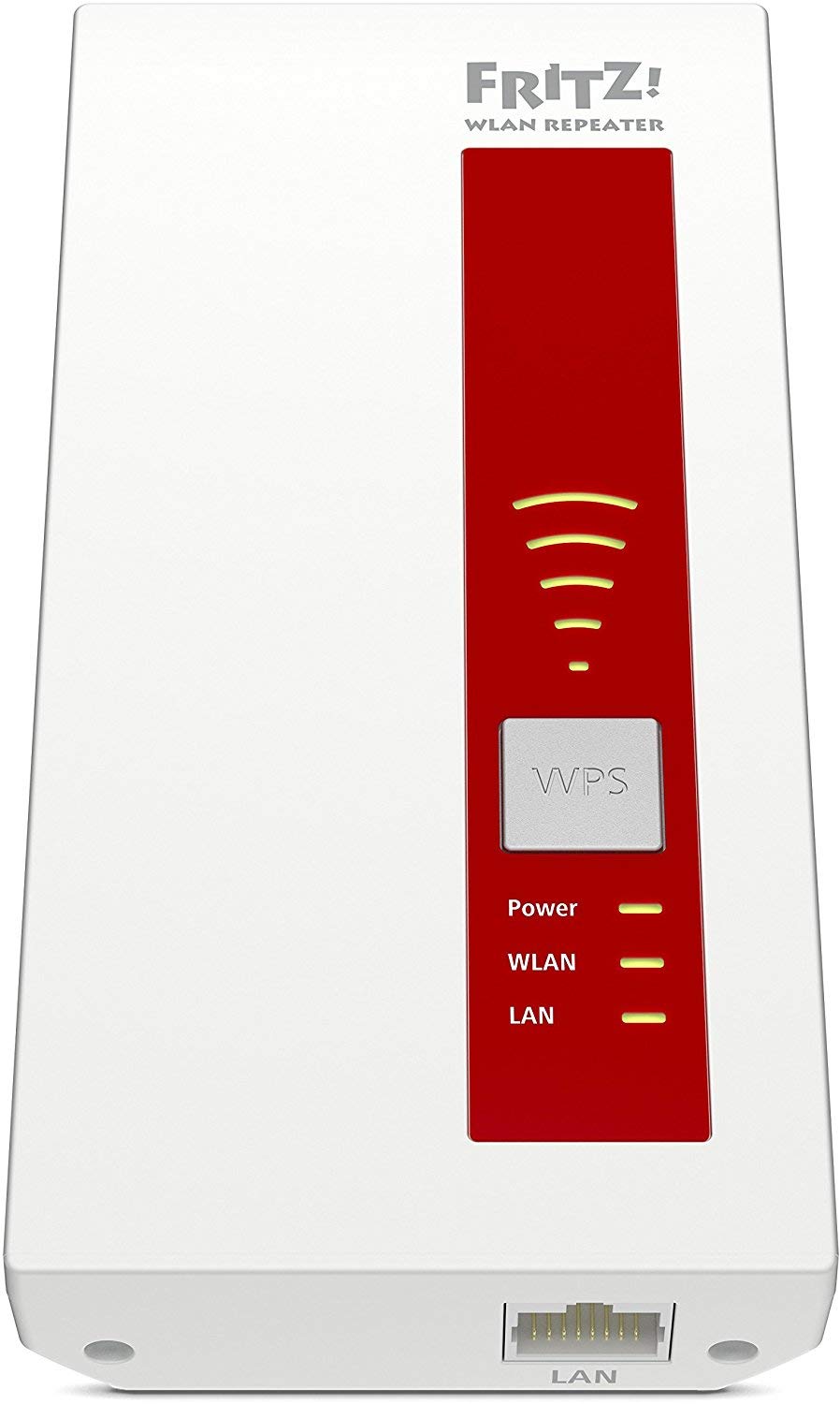 AVM FRITZ!WLAN Mesh Repeater 1750E AC+N 1300+450 MBit/s Rot/Weiß