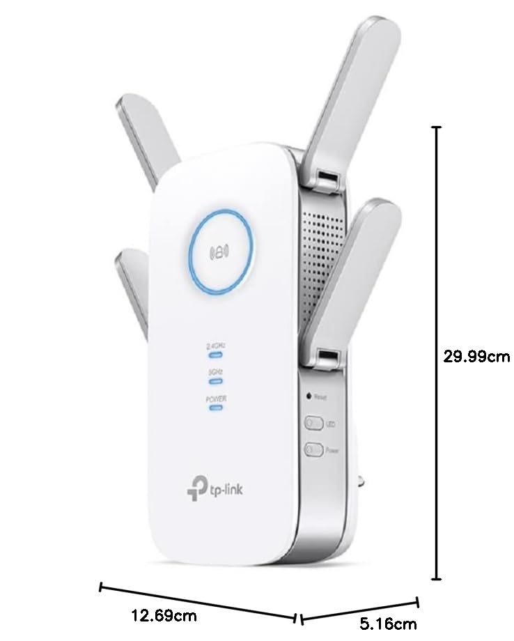 TP-Link RE655 WLAN Repeater AC2600 Dualband Gigabit