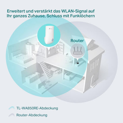 TP-Link TL-WA850RE WLAN Repeater 300 MBit/s Weiß