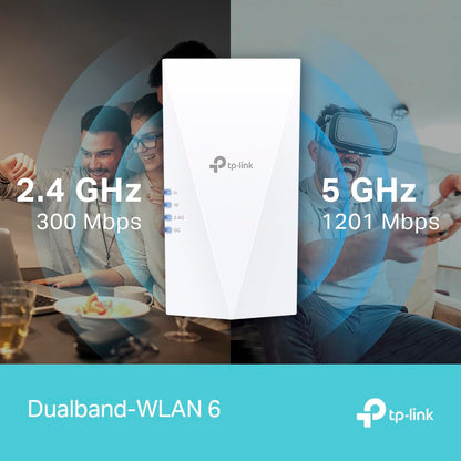 TP-Link RE500X WiFi 6 Repeater AX1500 Dualband Gigabit