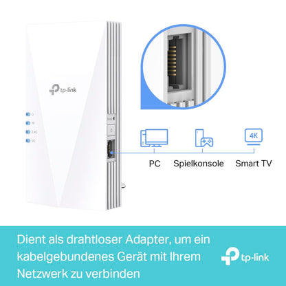 TP-Link RE500X WiFi 6 Repeater AX1500 Dualband Gigabit