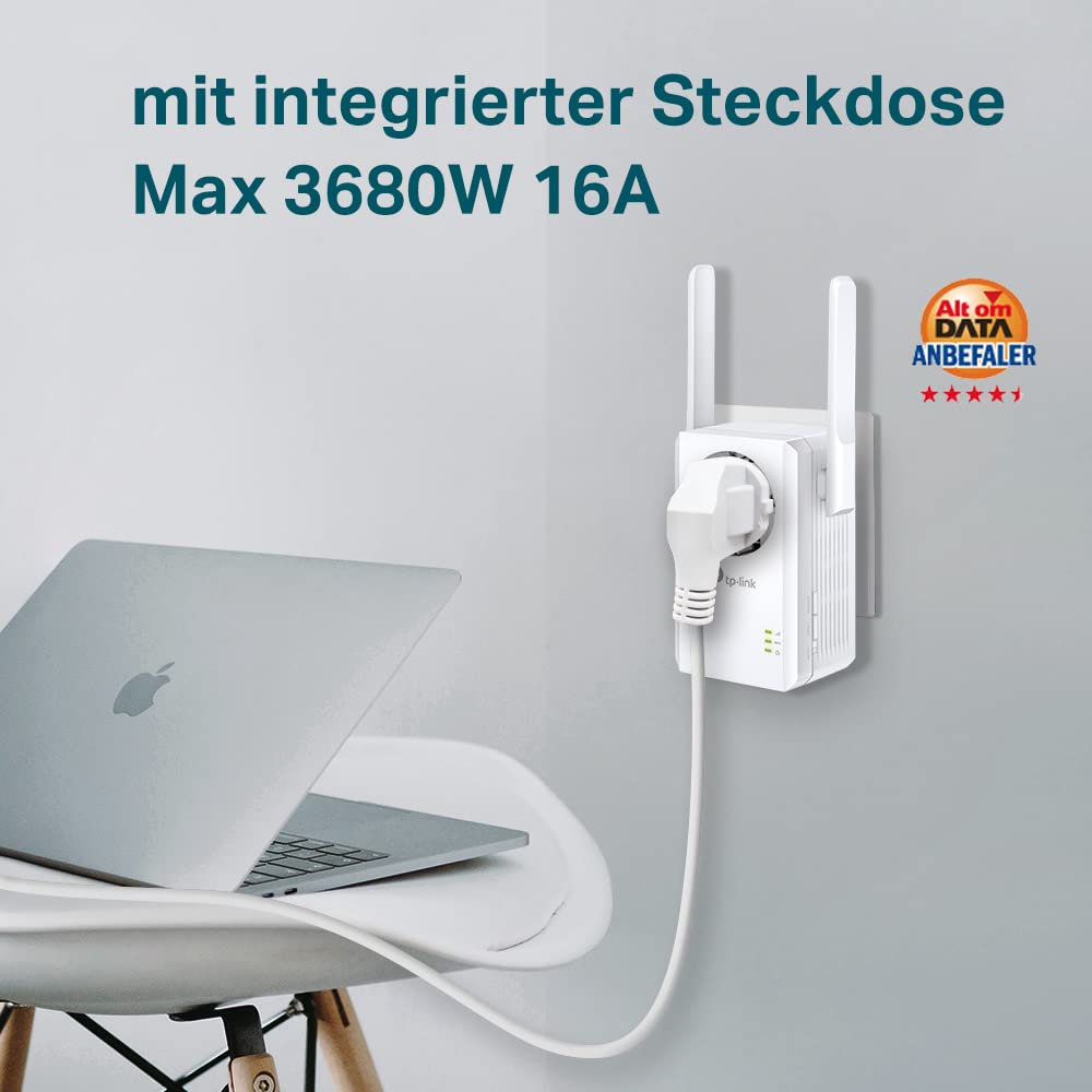 TP-Link TL-WA860RE WLAN Repeater 300 MBit/s mit Steckdose