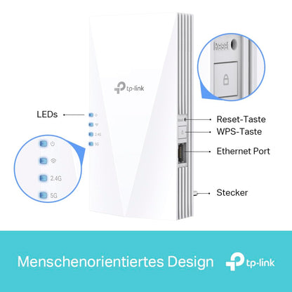 TP-Link RE500X WiFi 6 Repeater AX1500 Dualband Gigabit
