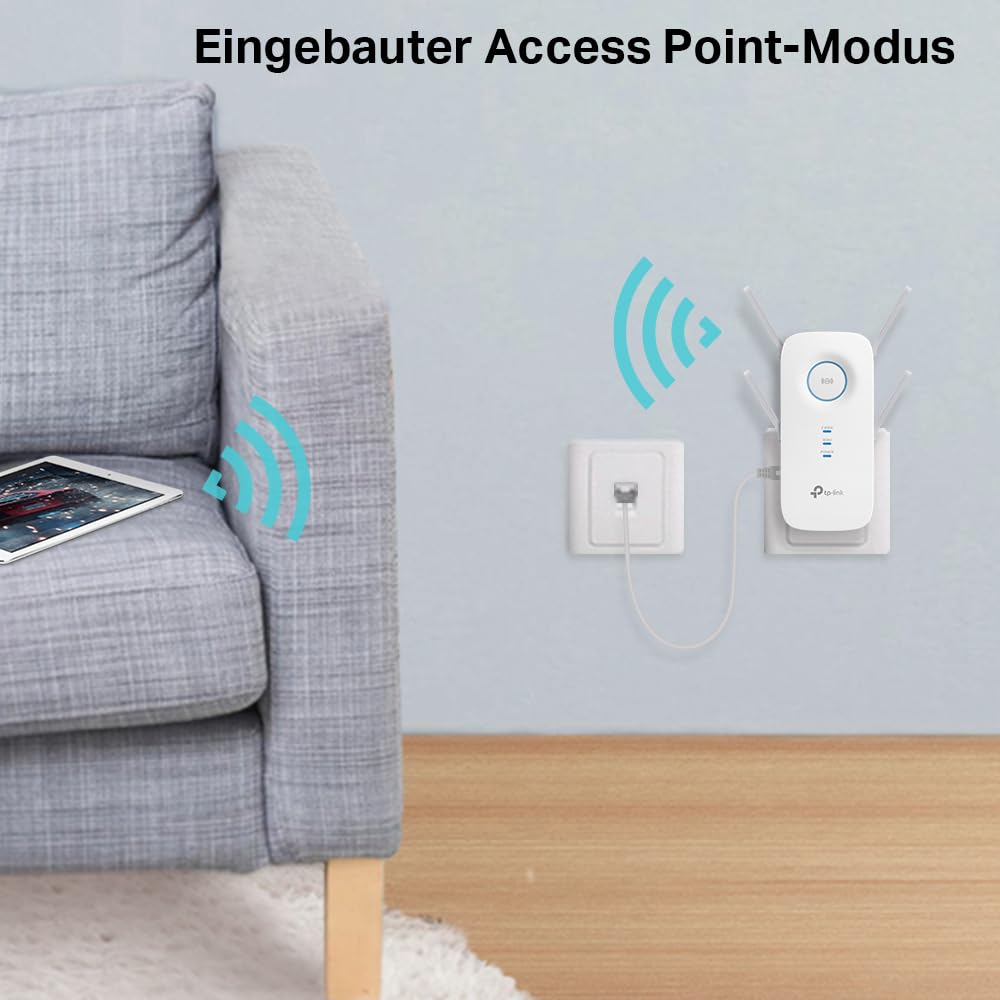 TP-Link RE655 WLAN Repeater AC2600 Dualband Gigabit