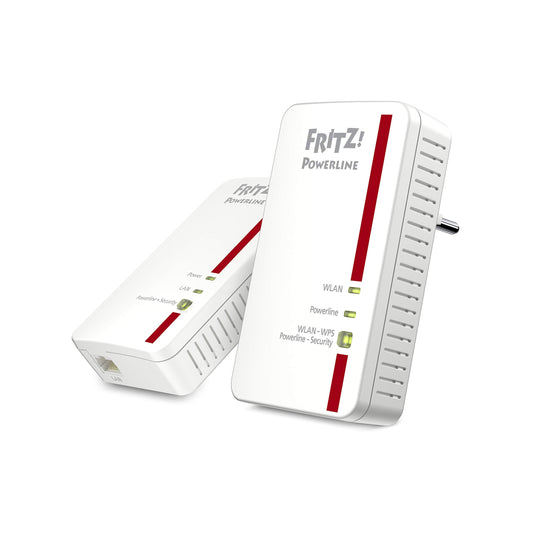 FRITZ!Powerline 1240E/1000E WLAN Set 1200 MBit/s Weiß