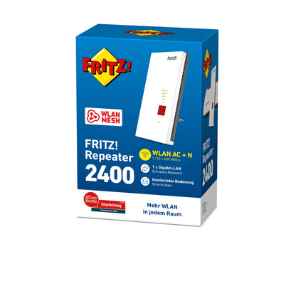 FRITZ!Repeater 2400 Dual-WLAN AC+N 1733+600 MBit/s Gigabit