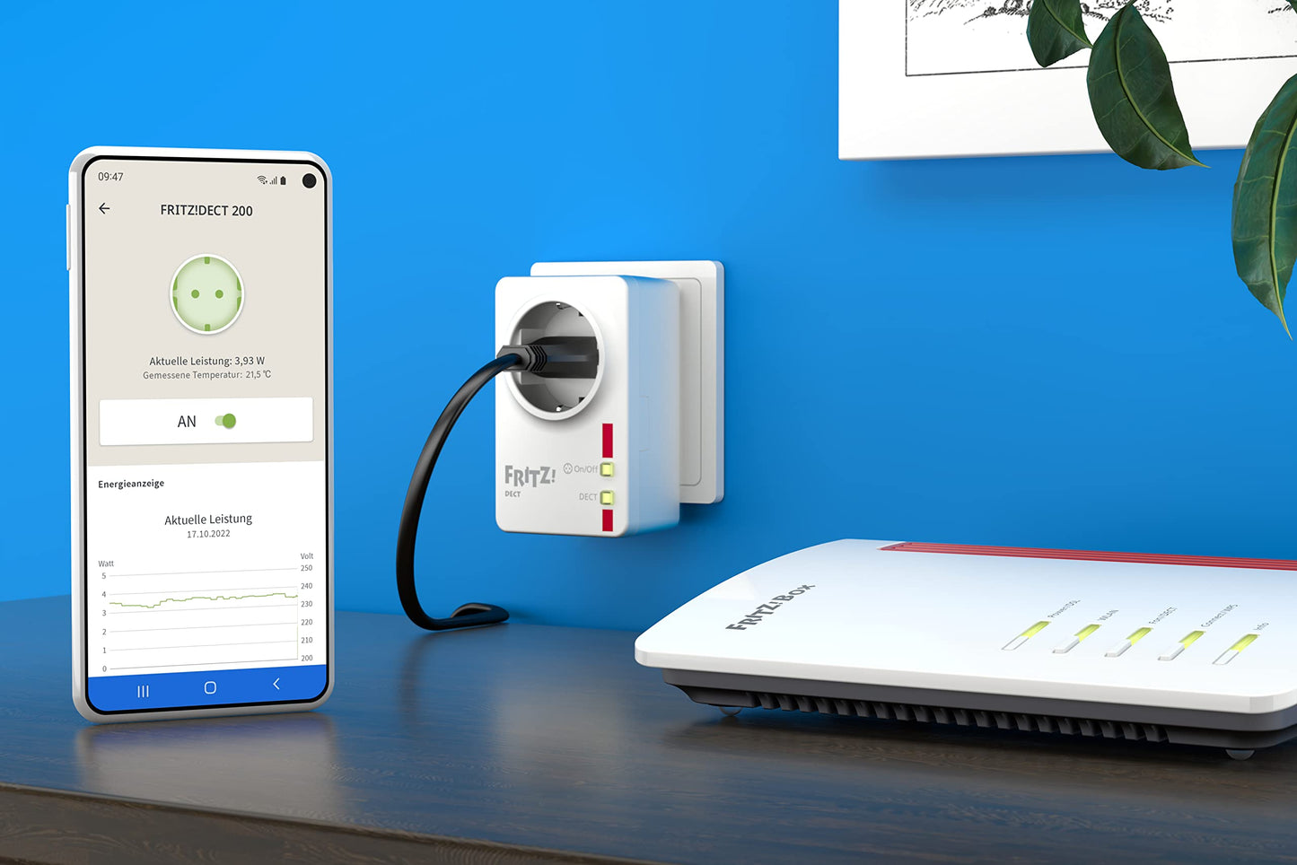 FRITZ!DECT 200 Steckdose Smart Home Energie sparen