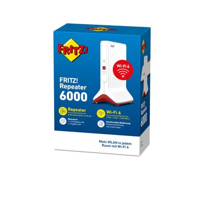 FRITZ!Repeater 6000 Wi-Fi 6 Tri-Band 2,5G-LAN