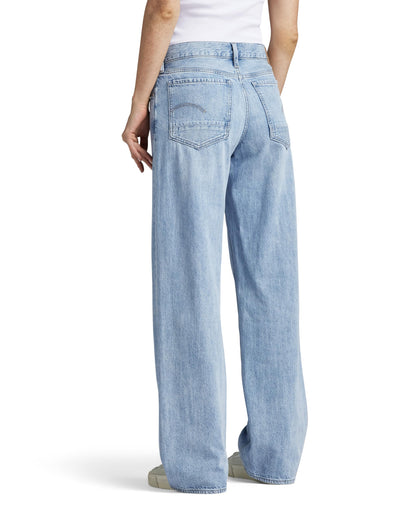 G-STAR Damen Judee Low Waist Loose Jeans Blau (Sun Faded Cloudburst D22889-D536-G339) 27W / 32L