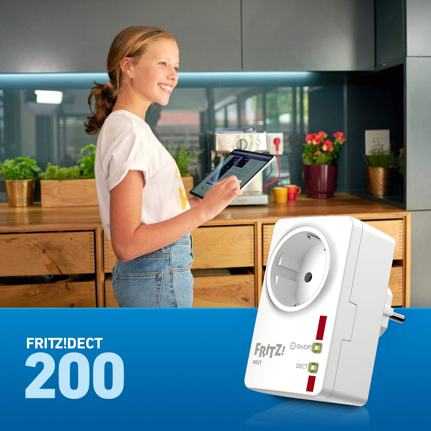 FRITZ!DECT 200 Steckdose Smart Home Energie sparen