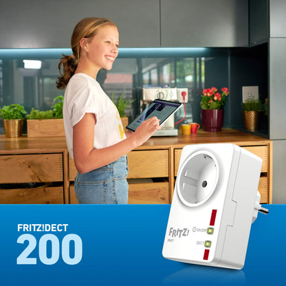FRITZ!DECT 200 Steckdose Smart Home Energie sparen